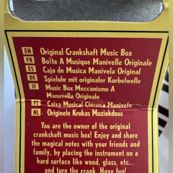NWT Kikkerland Hand Crank Music Boxes - Picture 3 of 4
